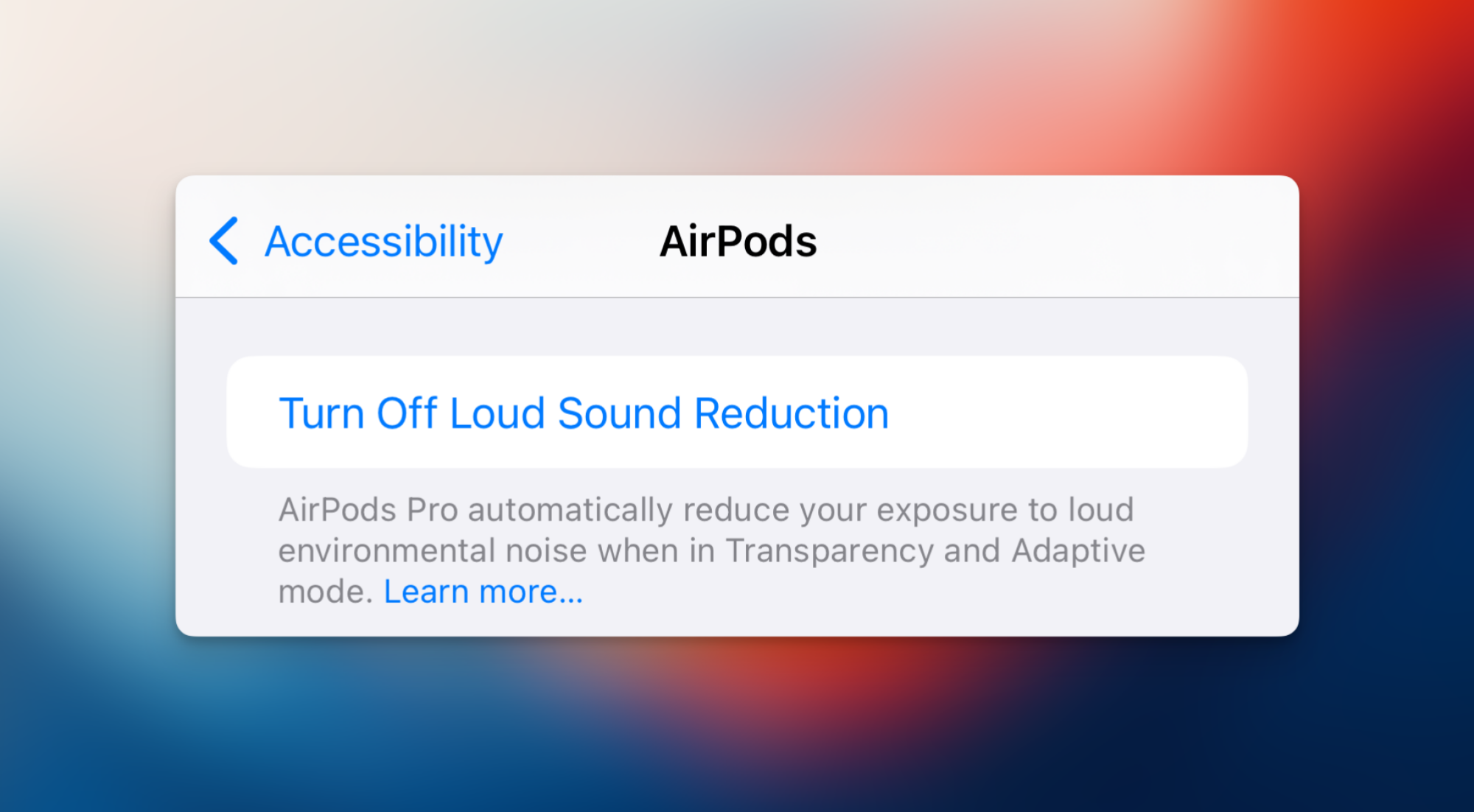 Disable Loud Sound Reduction in Settings.