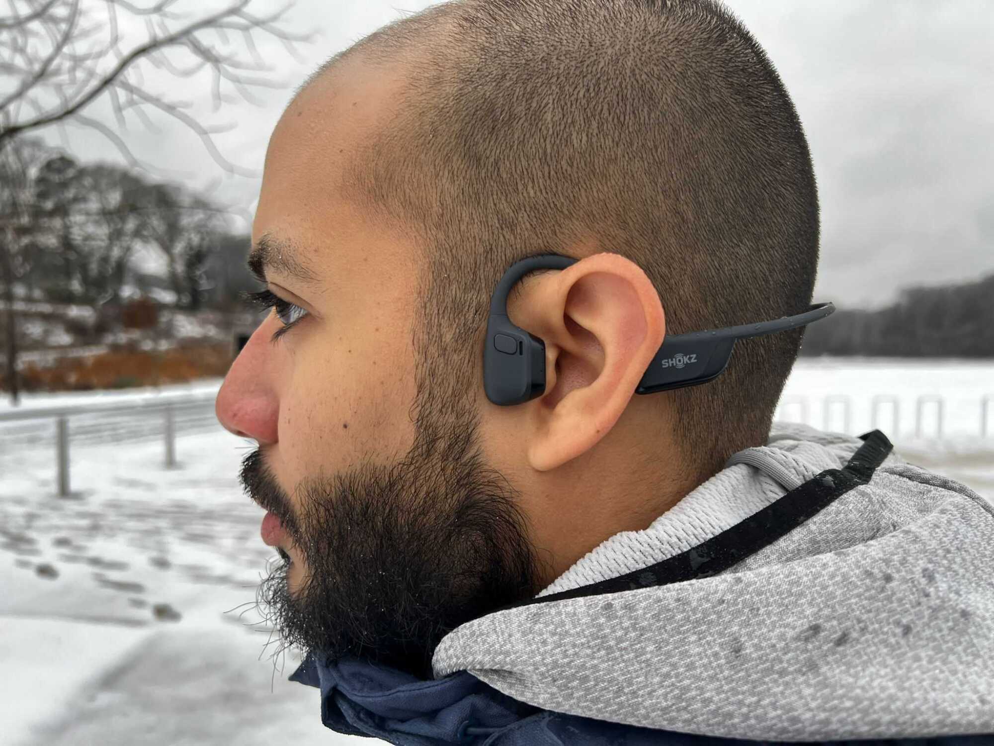 The Shokz OpenRun Pro 2 fit snug and are comfortable.