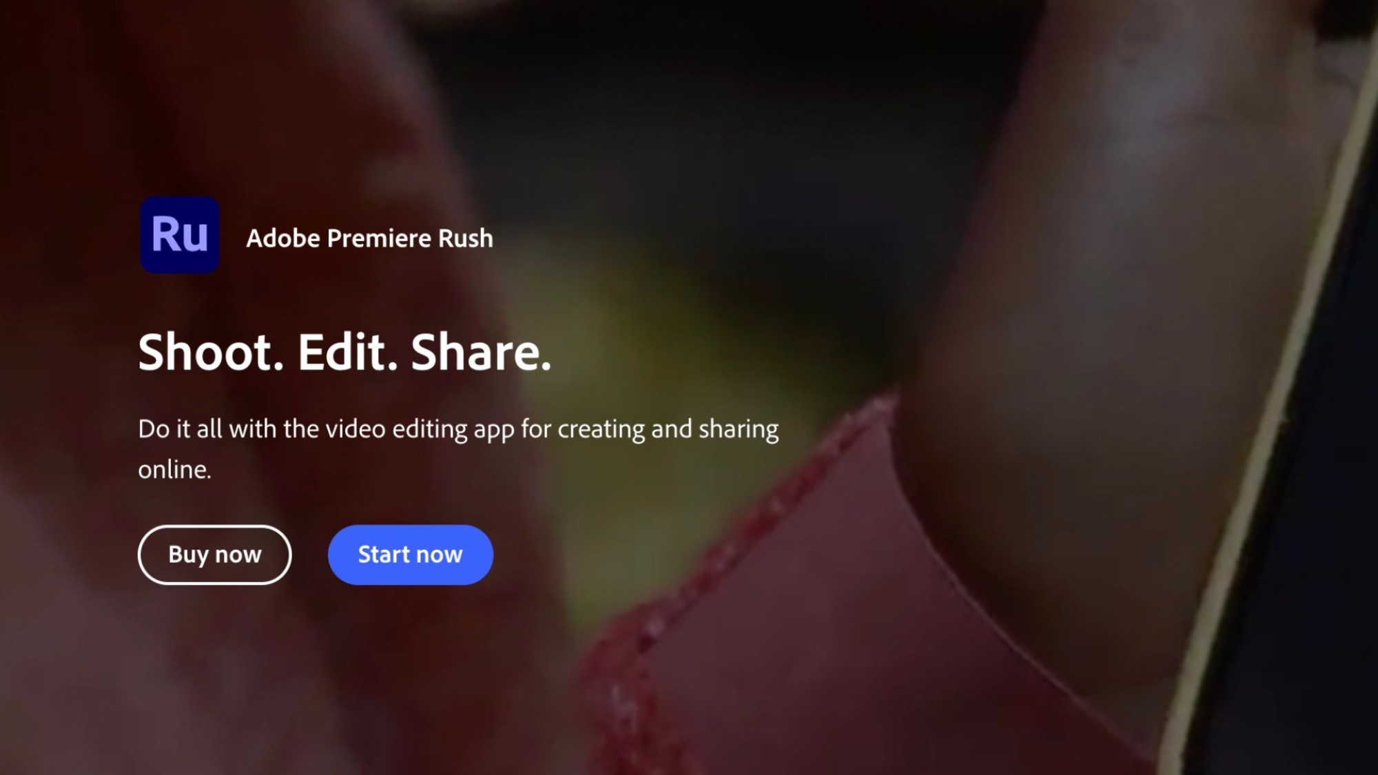 Adobe Premiere Rush