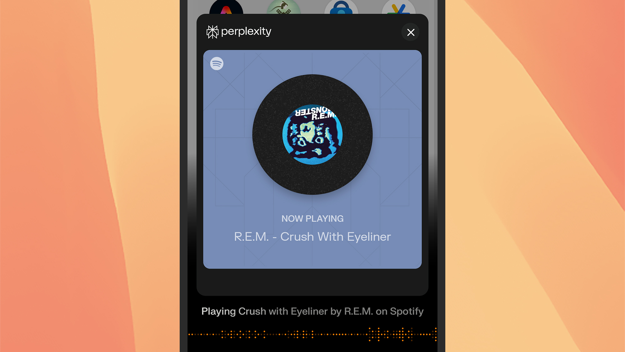 Perplexity Assistant Spotify Control