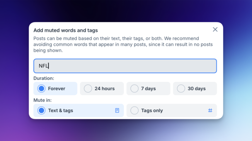 A Guide to Silencing Specific Words and Phrases in Your Bluesky Timeline