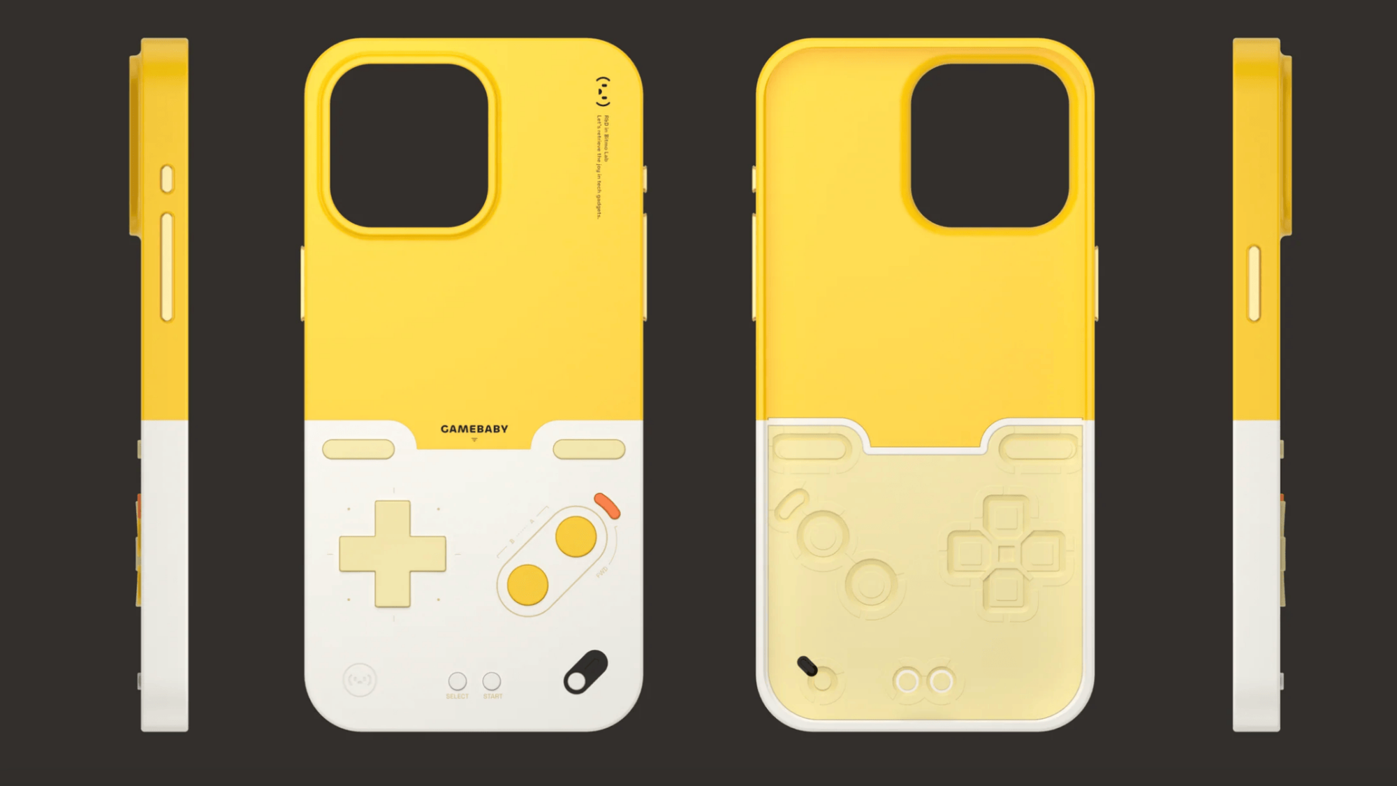 Design of the Gamebaby case.