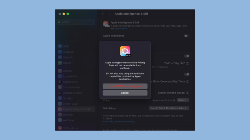 Apple’s Recent Update May Have Re-Enrolled You in Apple Intelligence Services