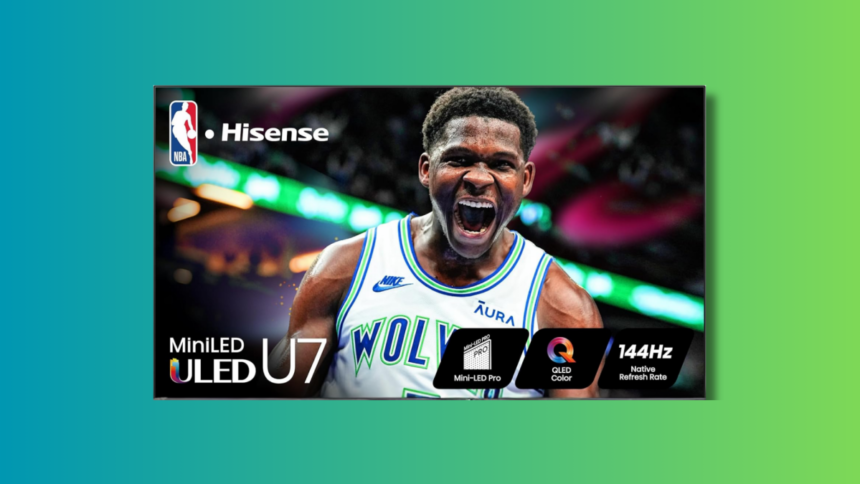 Massive Discount: Save 43% on the 75-Inch Hisense U7 Today!
