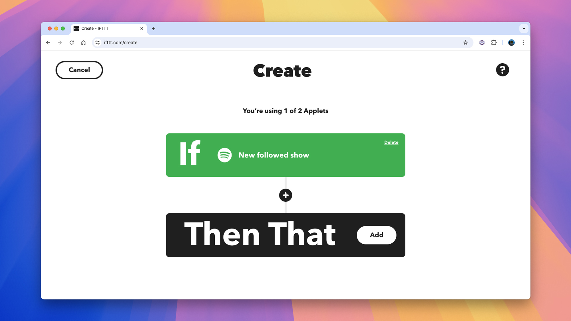 IFTTT website