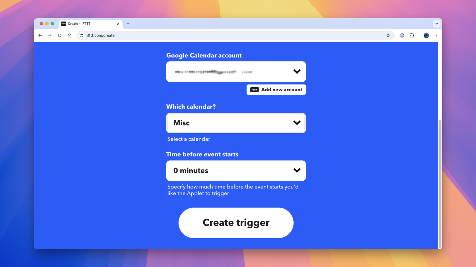 IFTTT website