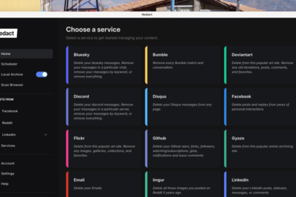 Eliminate Social Media Content Across 28 Platforms with ‘Redact’