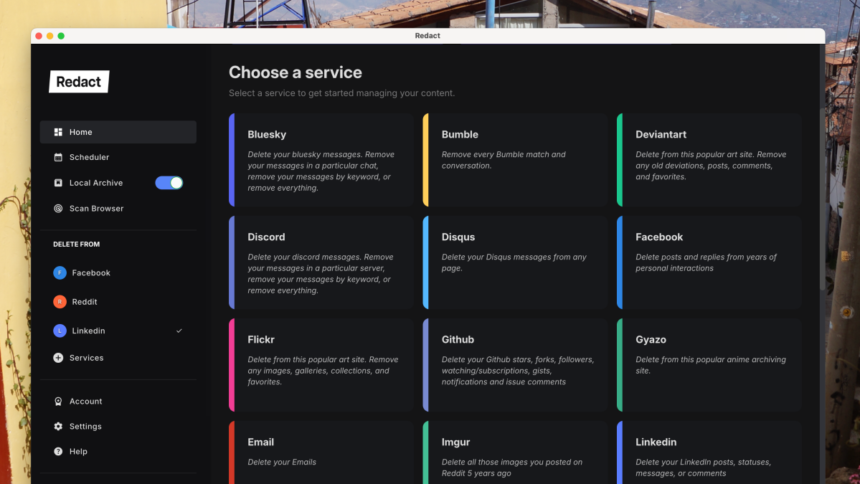 Eliminate Social Media Content Across 28 Platforms with ‘Redact’