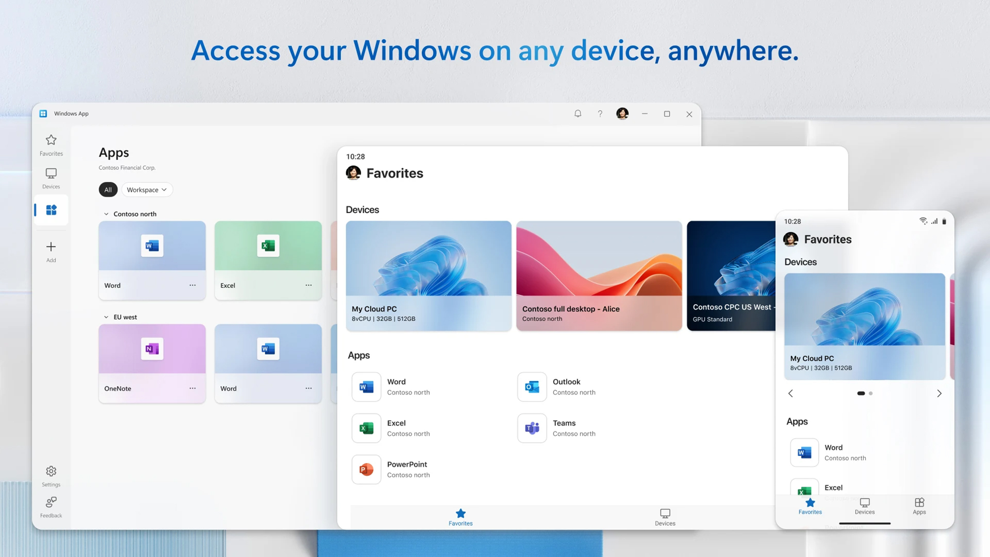 The Windows app