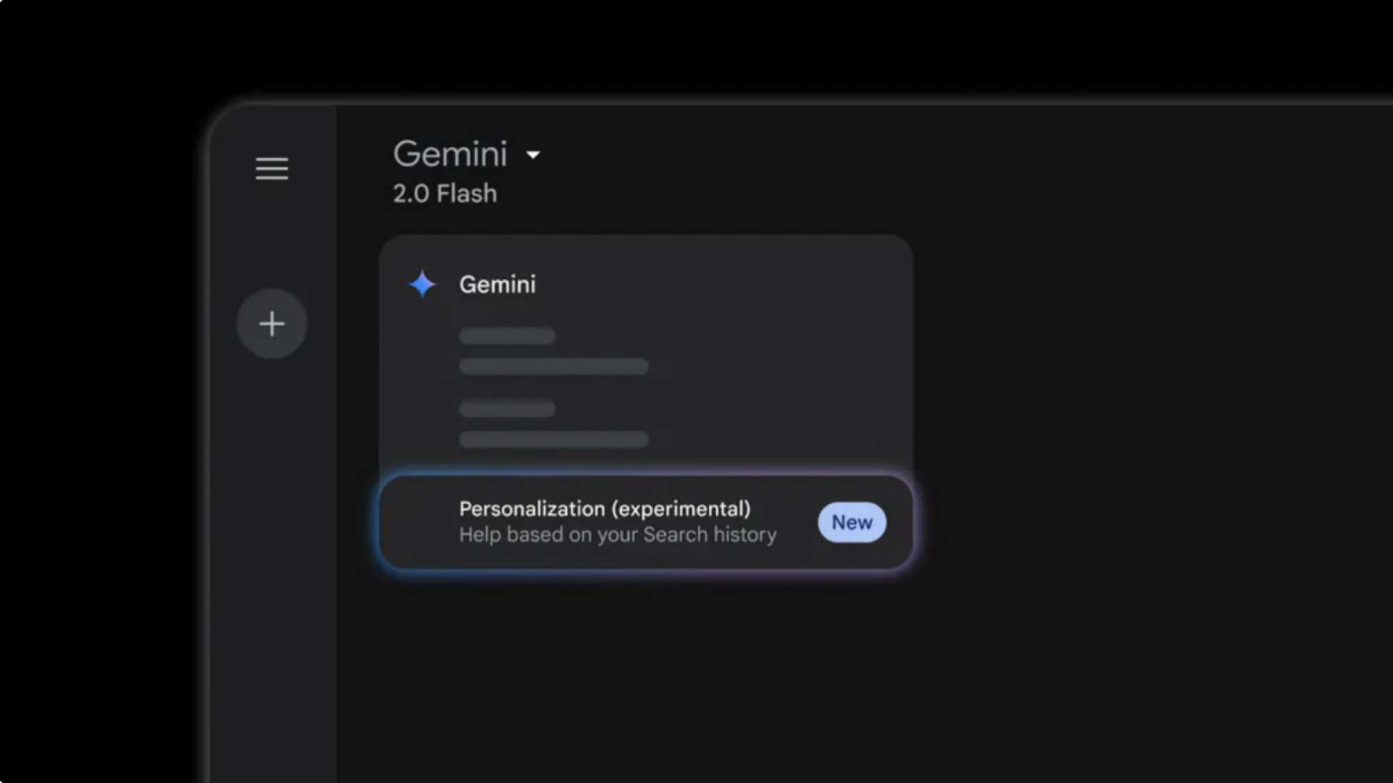 Google's Personalization model for Gemini