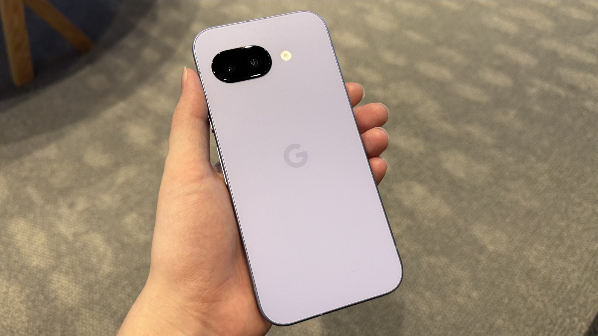 Back view of the Pixel 9a