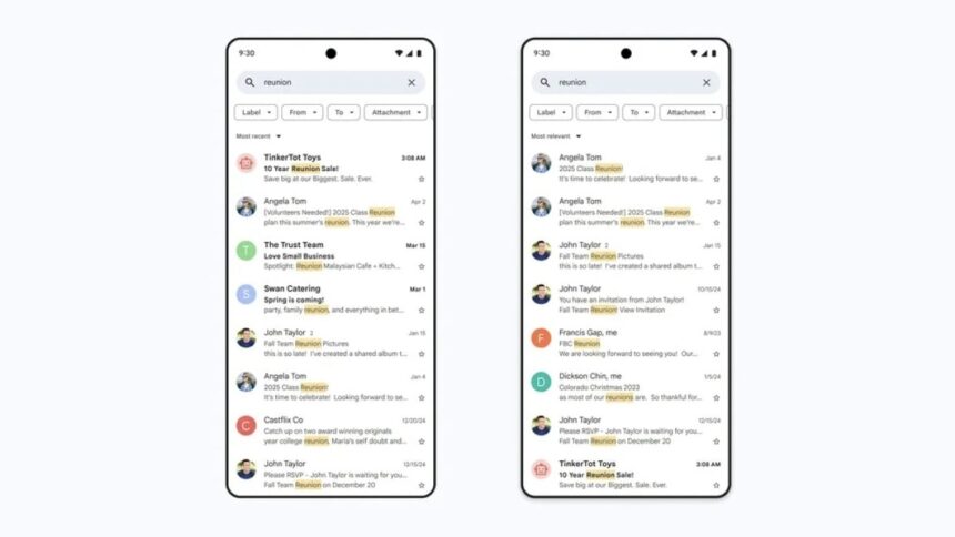 Gmail Introduces AI-Driven Sorting for Enhanced Relevance, with an Option to Disable Feature