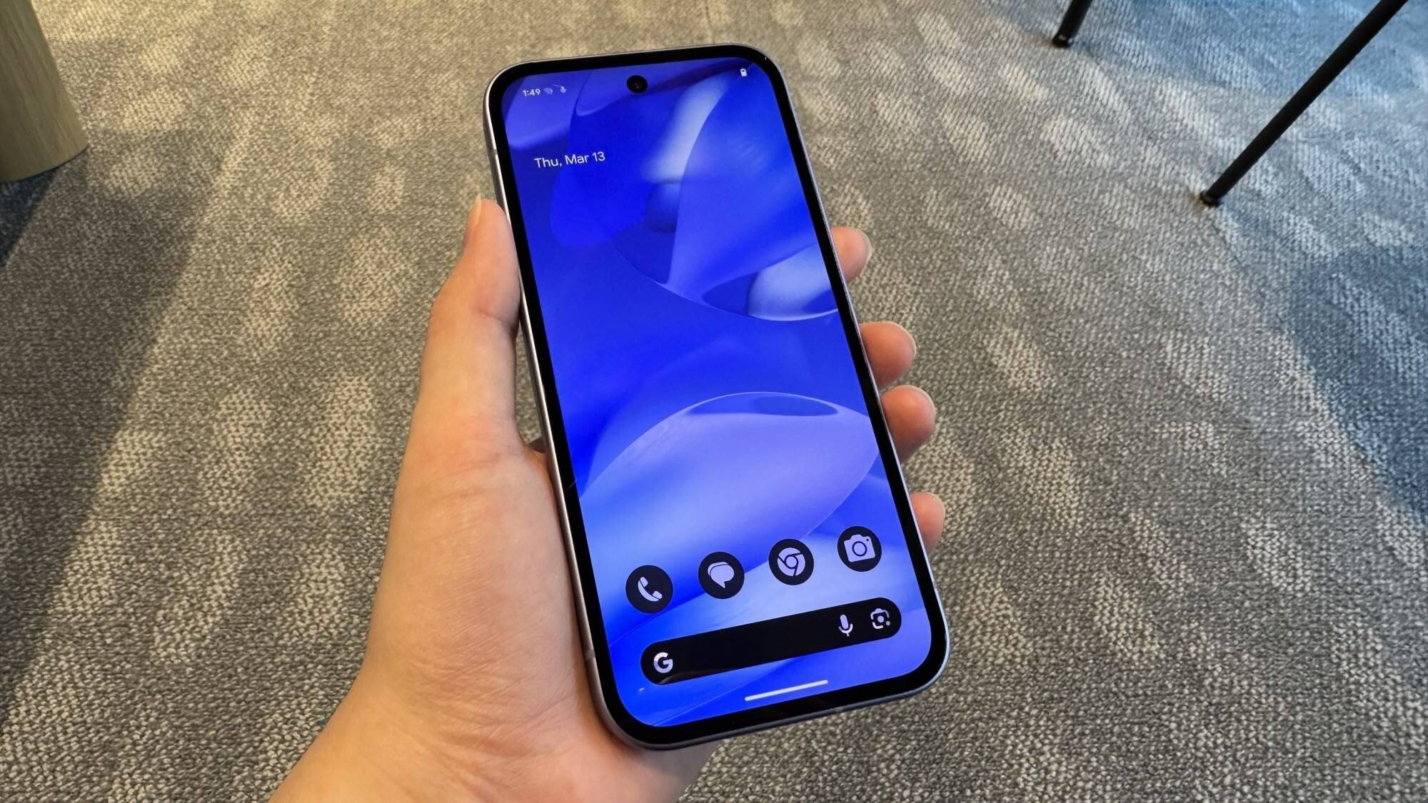 Pixel 9a display