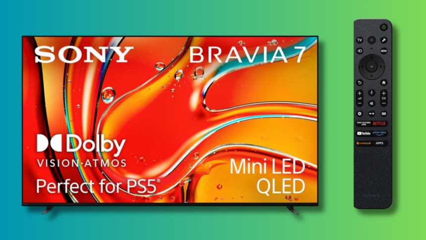 Massive Spring Discounts: Save $800 on the 65-Inch Sony Bravia 7 QLED TV During Amazon’s Major Sale Event
