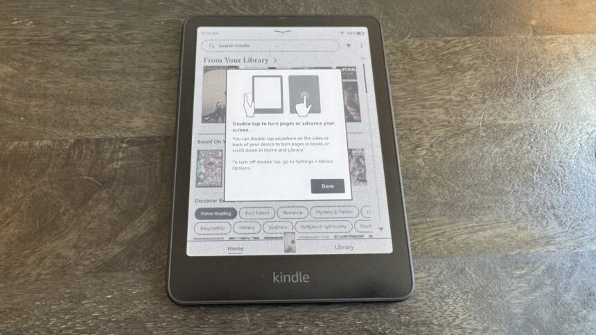 Say Goodbye to Tapping: New Feature Allows Page Turning on Kindles Without Screen Interaction