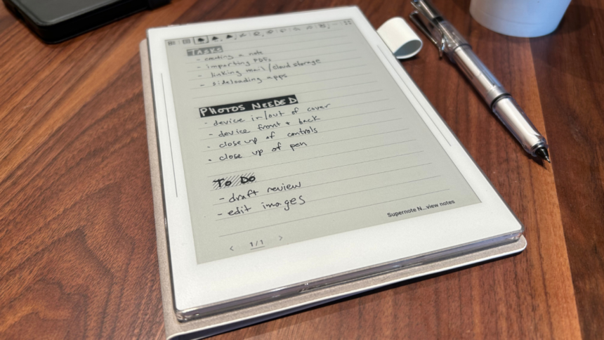 Introducing the Supernote A6 X2 Nomad: An Adorable and Highly Portable Digital Notebook Solution