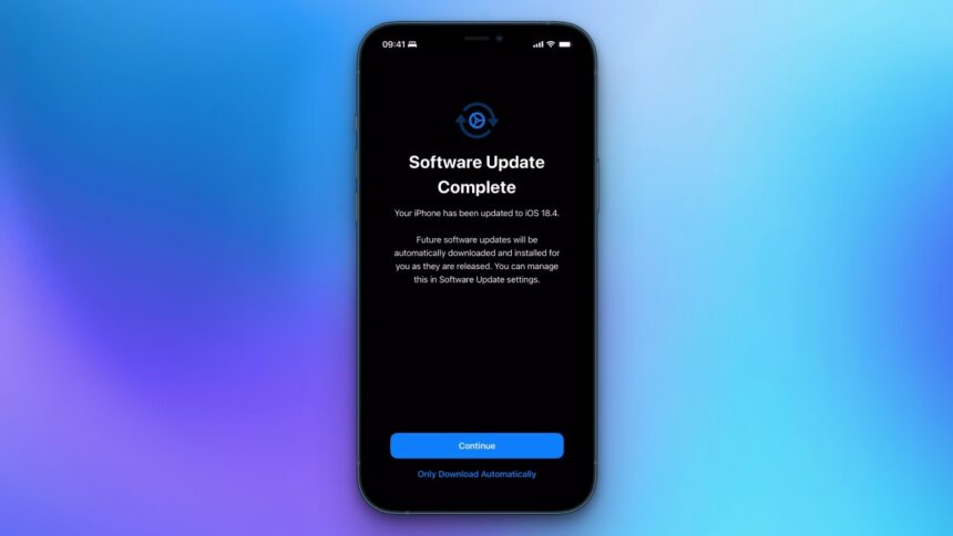 Hidden Feature in iOS 18.4 and macOS 15.4 Activates Automatic Updates for iPhones and Macs