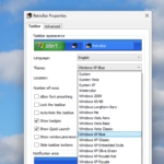 RetroBar: A Nostalgic Revival of Taskbar Aesthetics from Windows 2000, XP, and Vista