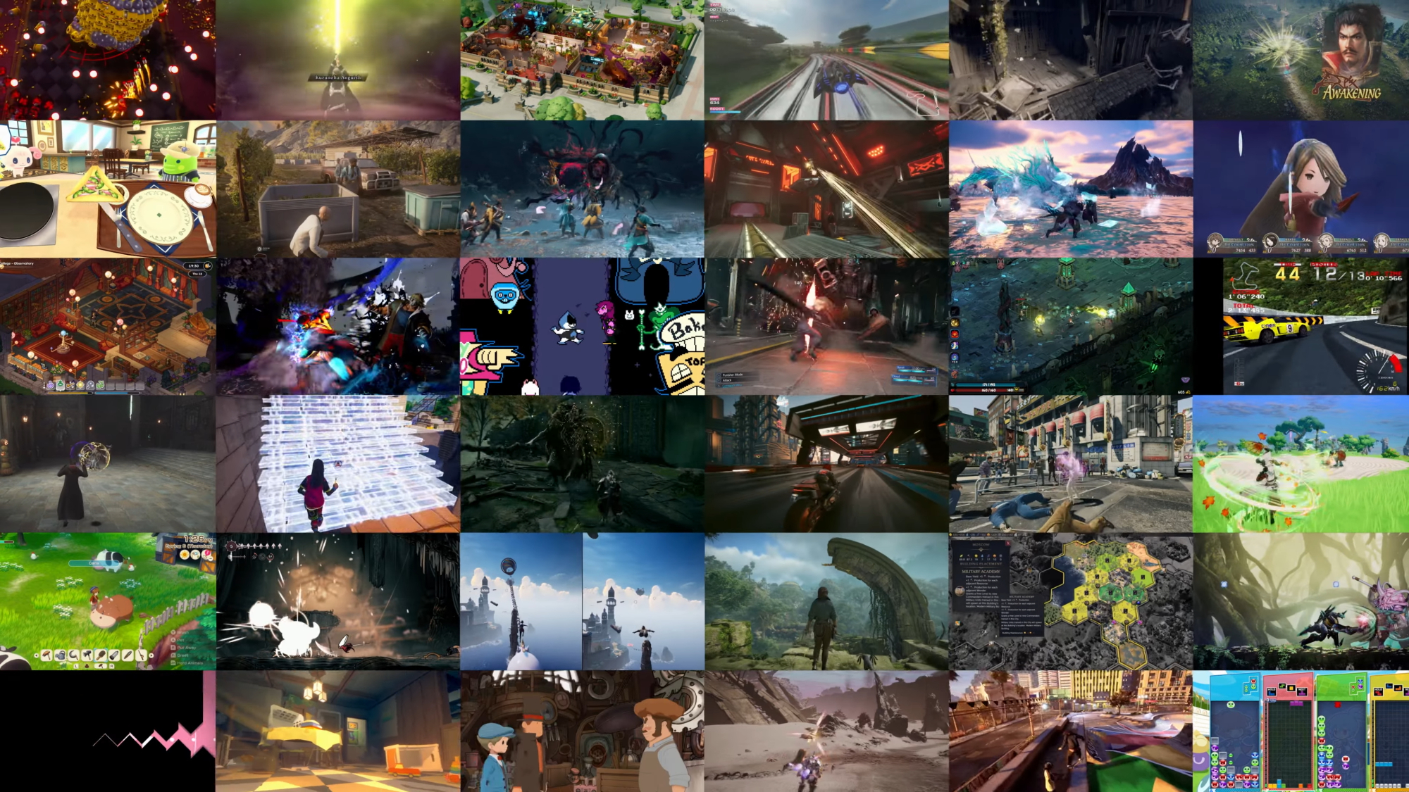 Third-party game lineup