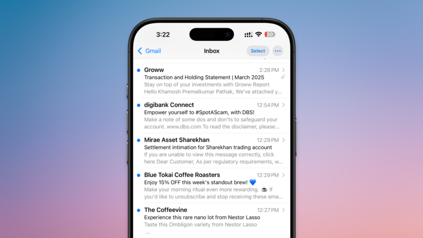 Restore the Classic Minimalist Layout of Apple Mail on Your iPhone