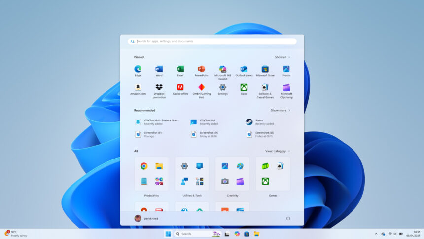 Major Overhaul of the Start Menu Expected in Upcoming Windows 11 Update by Microsoft