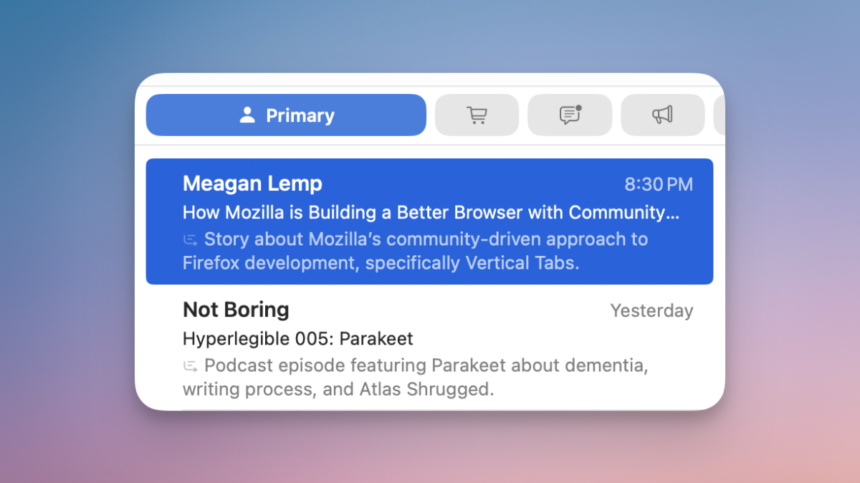 Disabling Apple’s Latest AI Functionalities in Mail on Mac