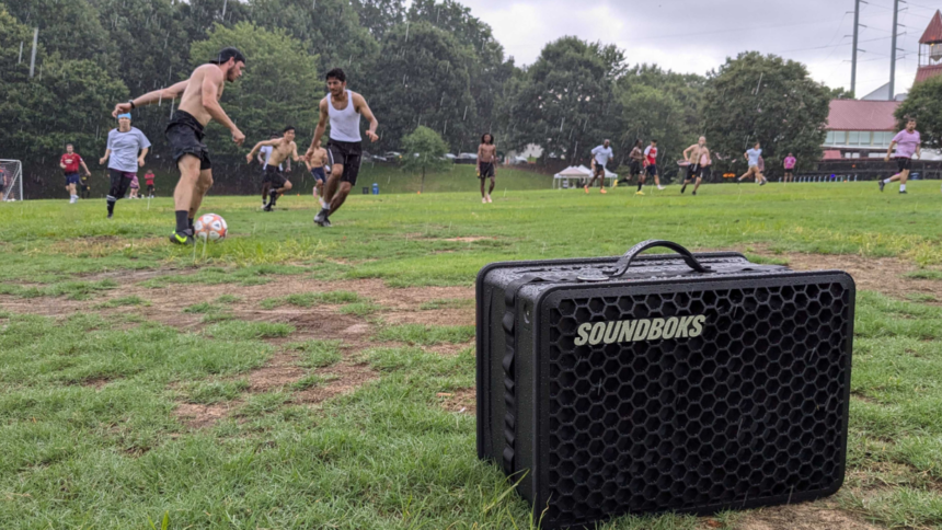 Unleash the Power of Portable Audio: The Soundboks Go – Your Ultimate One-Handed Party Speaker
