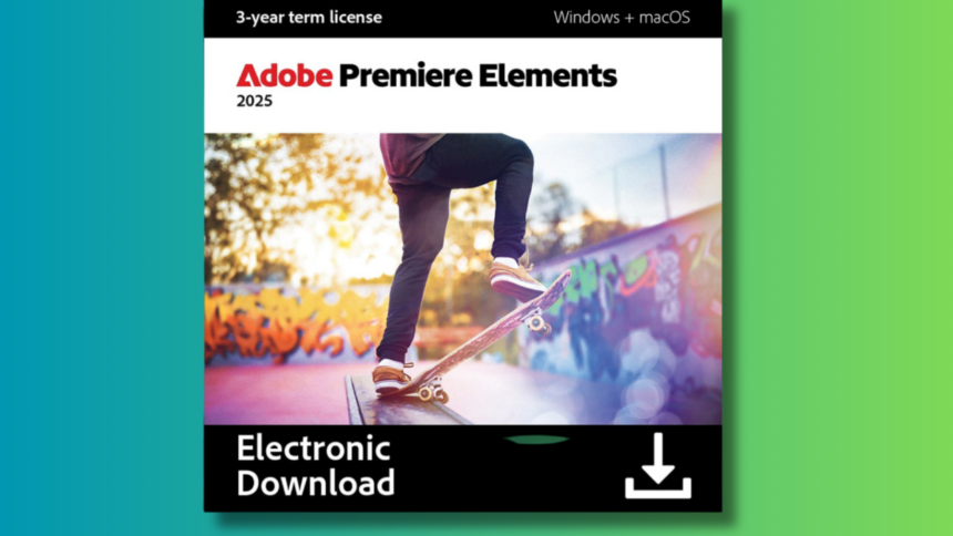 StackSocial is offering a three-year license for Adobe Premiere Elements 2025 at a discounted price of $99.99. This version introduces AI-powered tools for effortless trimming, color correction, stylish titles, eye-catching effects, and seamless sharing. Notable features include dynamic title creation with advanced text styling controls, access to free Adobe Stock title templates, enhanced color correction tools, color grading presets, a simplified timeline for streamlined editing, and improved performance optimized for Apple M3 chips. Additionally, the software offers web and mobile companion apps for creative work on the go.