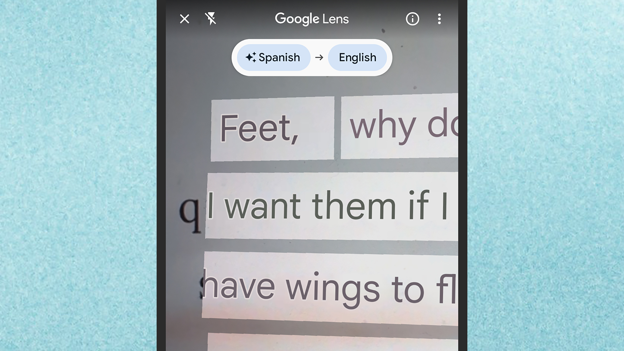 Pixel Live Translate in Google Lens