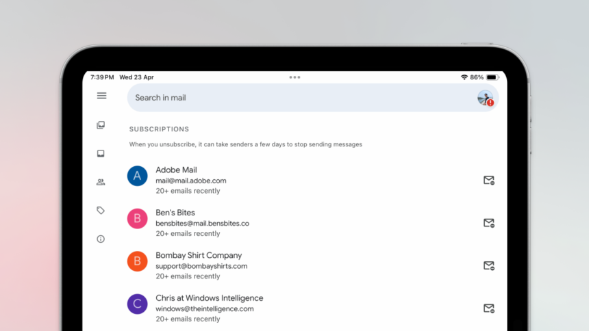 Effortless Mass Unsubscription from Newsletters Now Available on Gmail