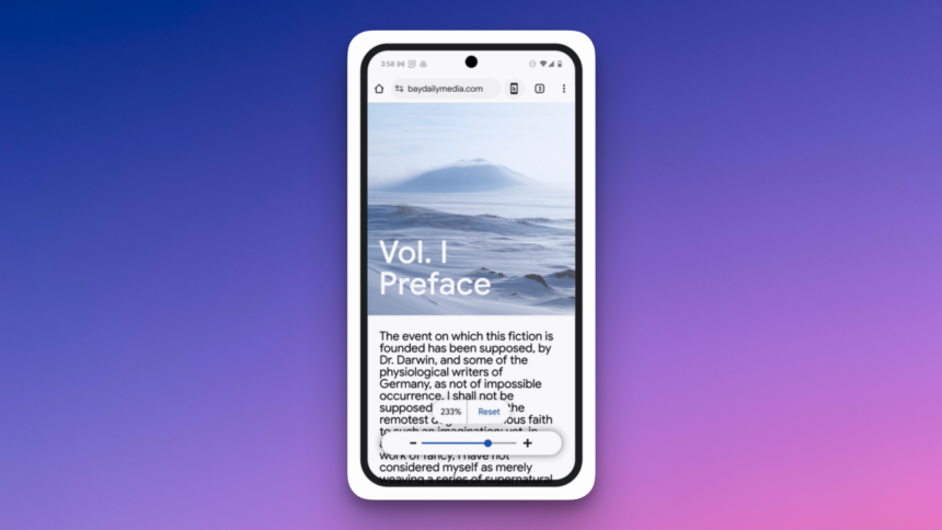 Google Introduces Enhanced Accessibility Tools for Improved Mobile Text Readability