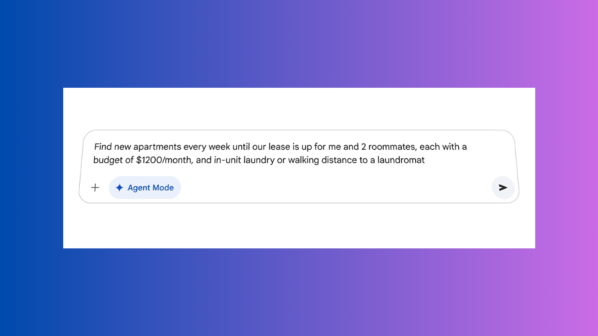 Google Unveils Agent Mode for Gemini, Transforming Its AI into an Authentic Personal Assistant