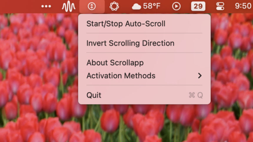 Implement Windows-Like Auto Scrolling Functionality on macOS with This Application