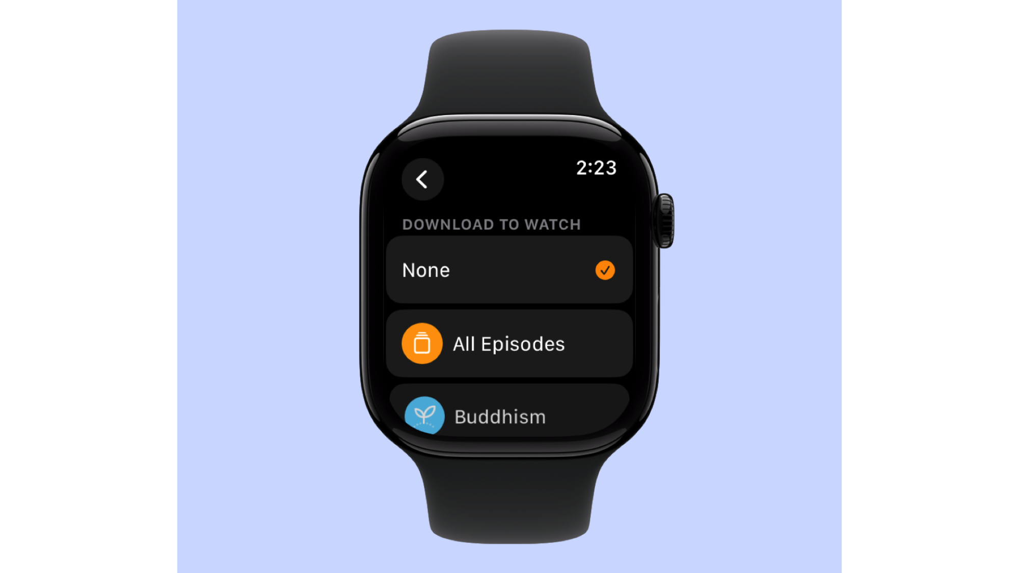 Apple Watch Offline Playback.
