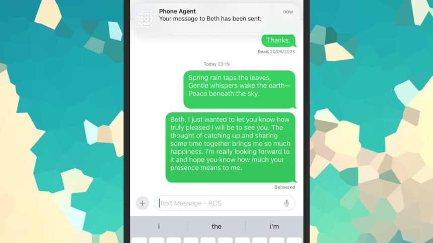Innovative AI Agent for iPhone Developed Ahead of Apple’s Official Release