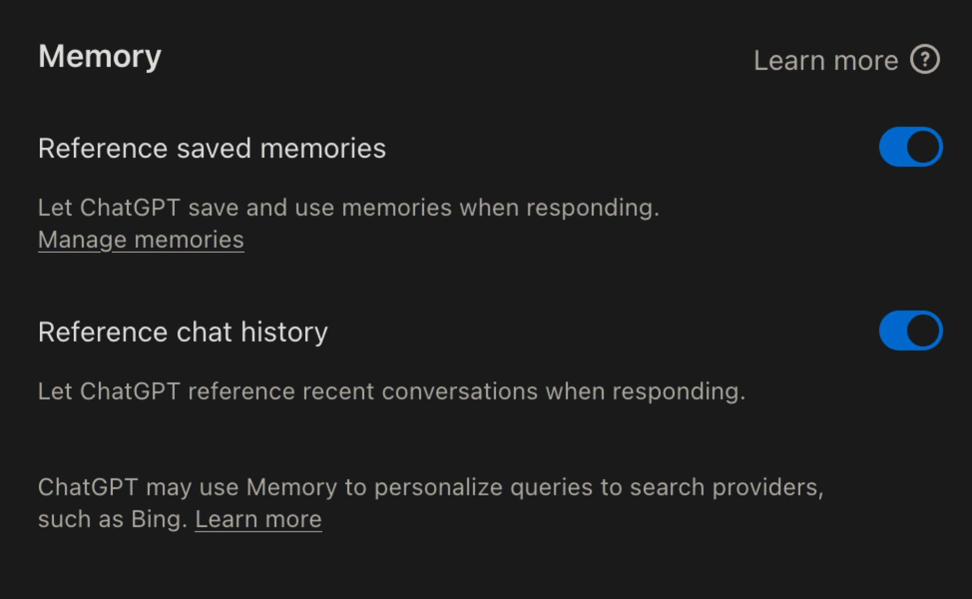 Turn off reference chat feature.