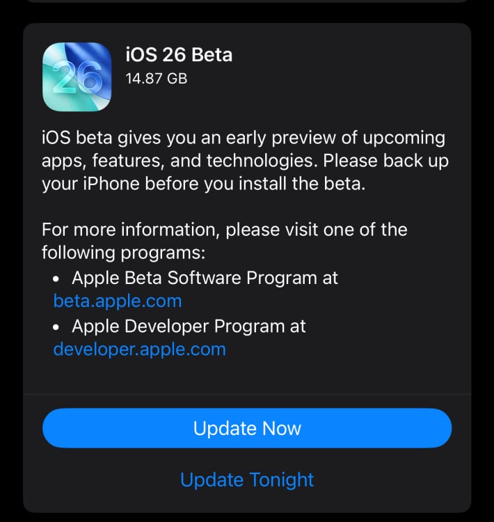 ios 26 download