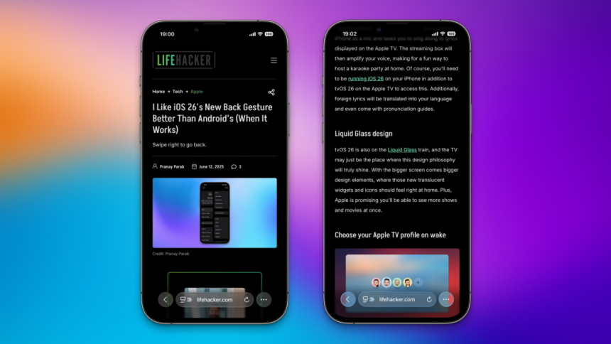 Maximizing Your Experience with the Redesigned Safari Interface in iOS 26