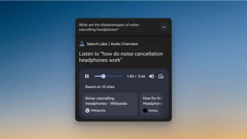 Google Introduces AI-Powered Podcasts to Summarize Your Search Outcomes