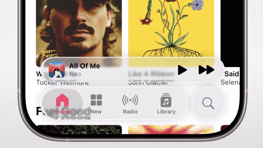 Reduced Liquid Glass Effect in the Second Beta of iOS 26