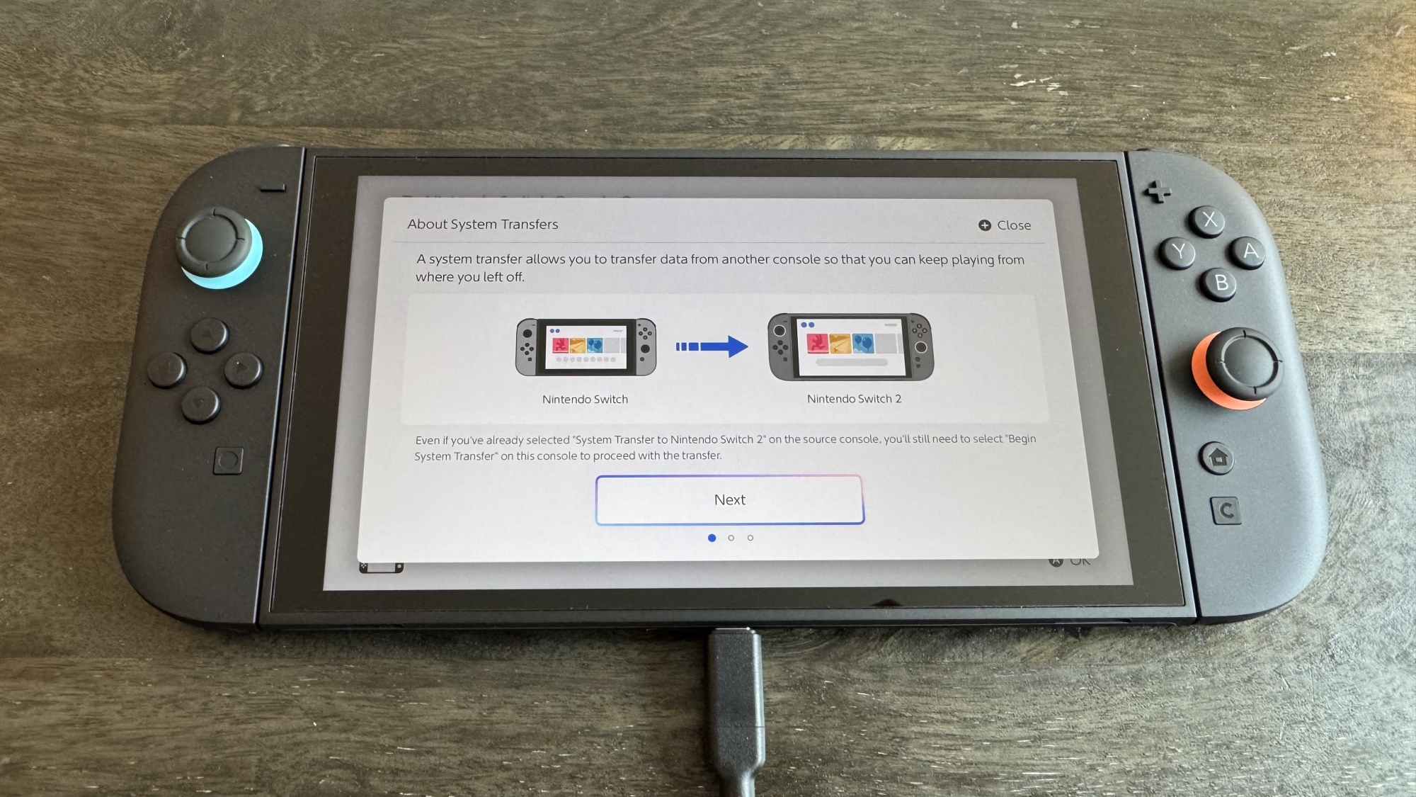 Switch 2 System Transfer