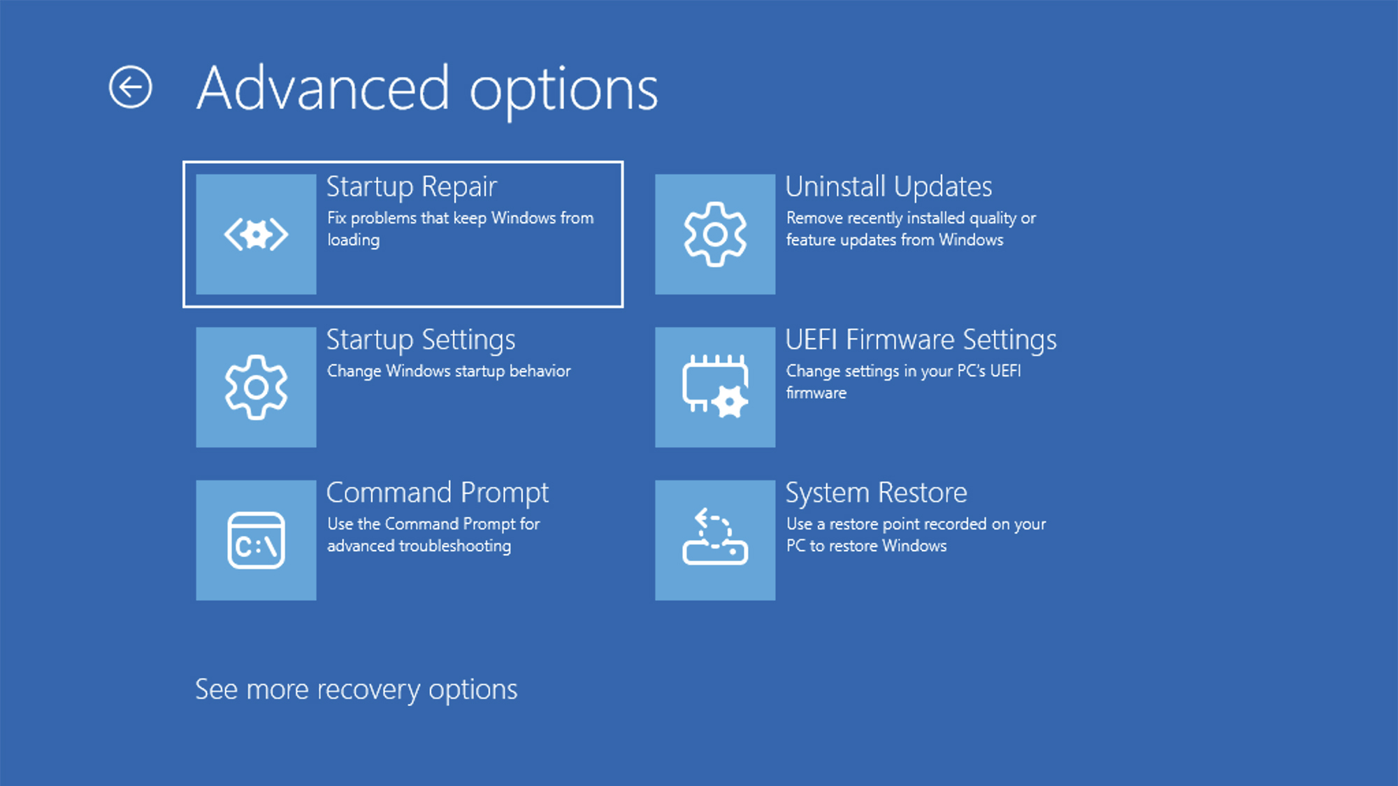 Windows Recovery Environment