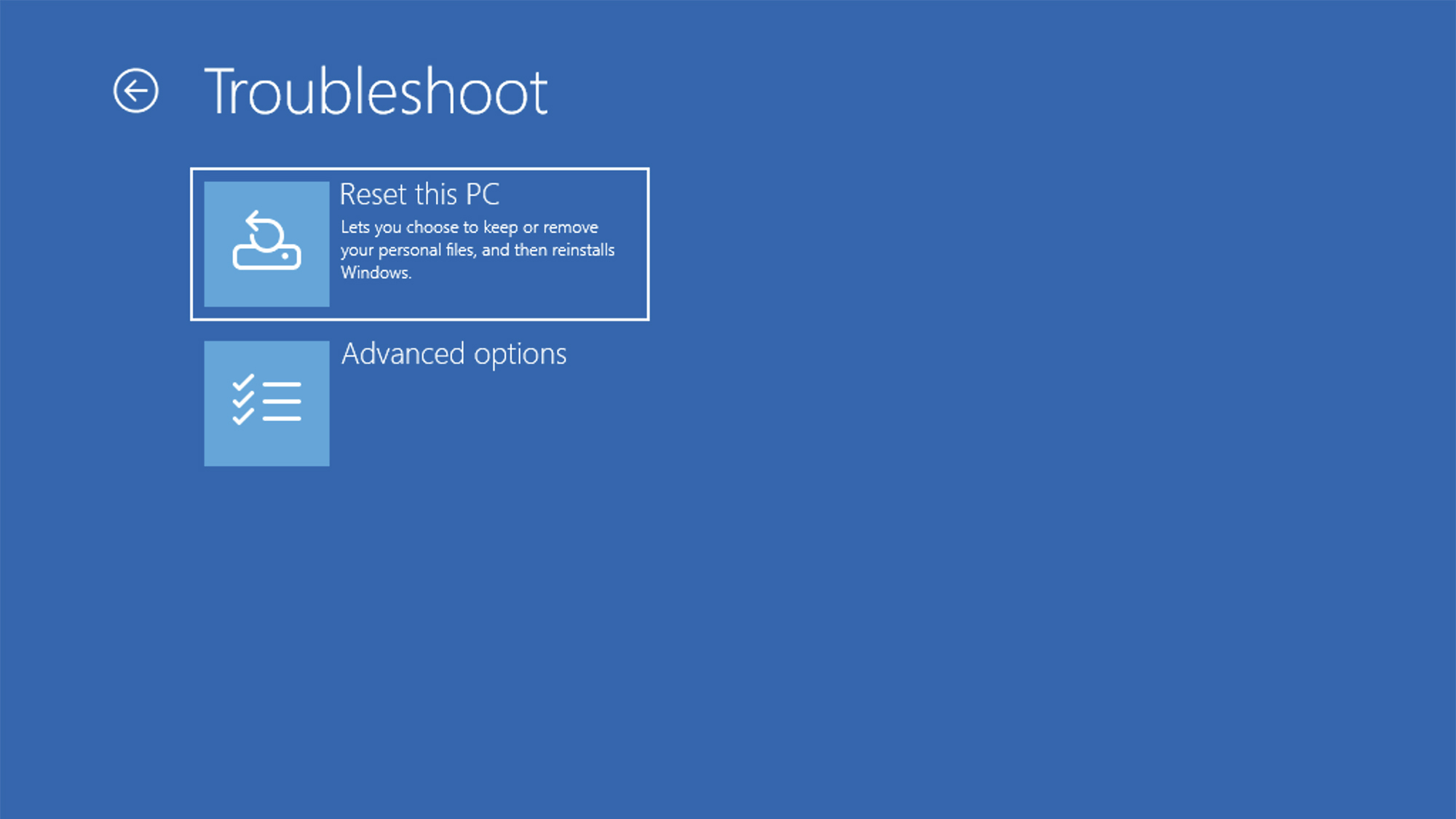 Windows Recovery Environment