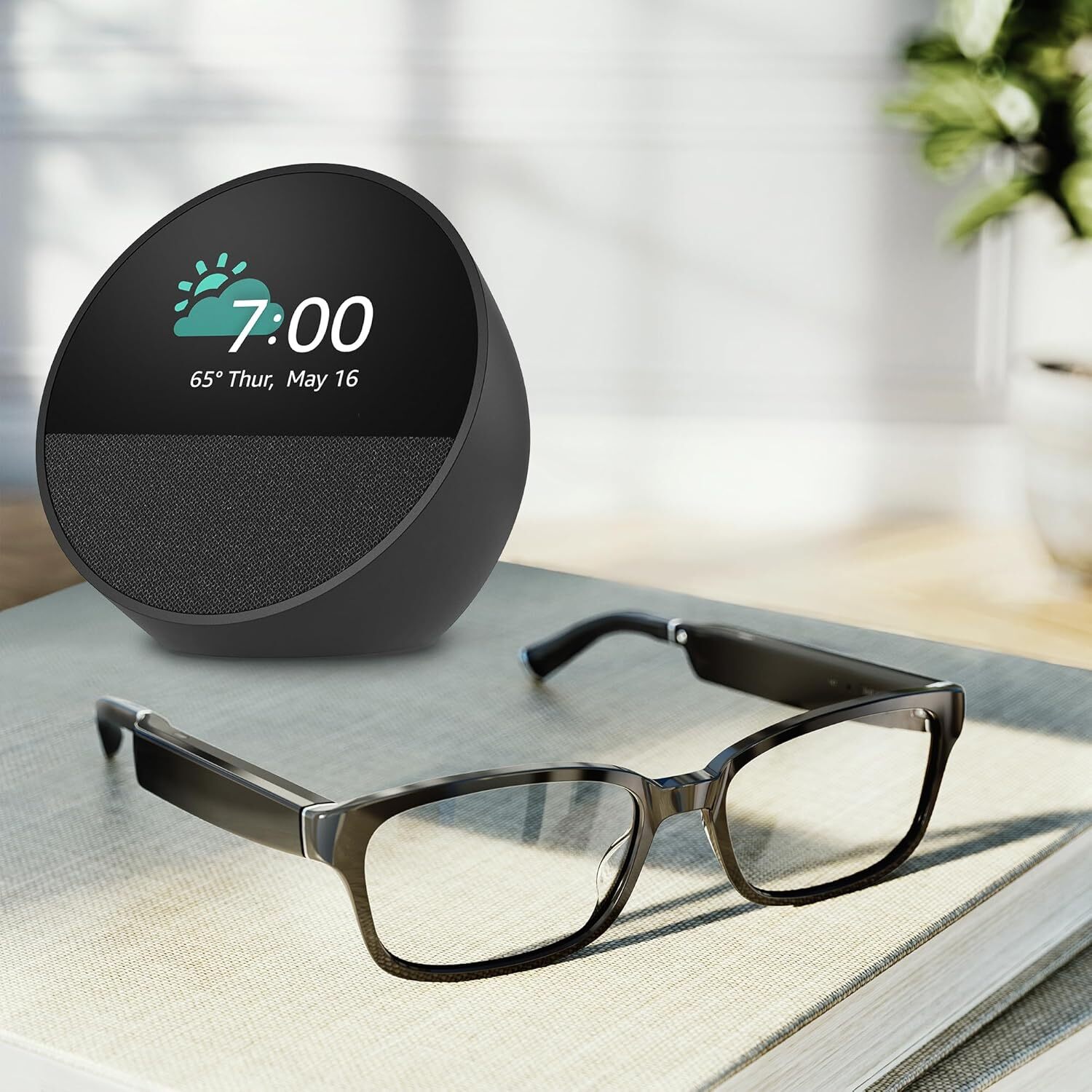 Amazon Echo Frames and Echo Spot