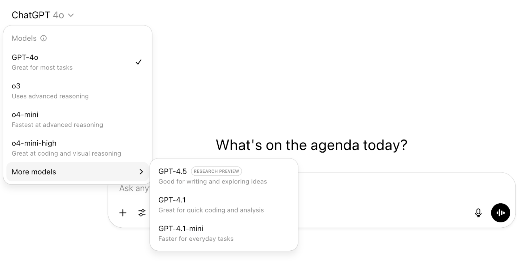 ChatGPT screenshot