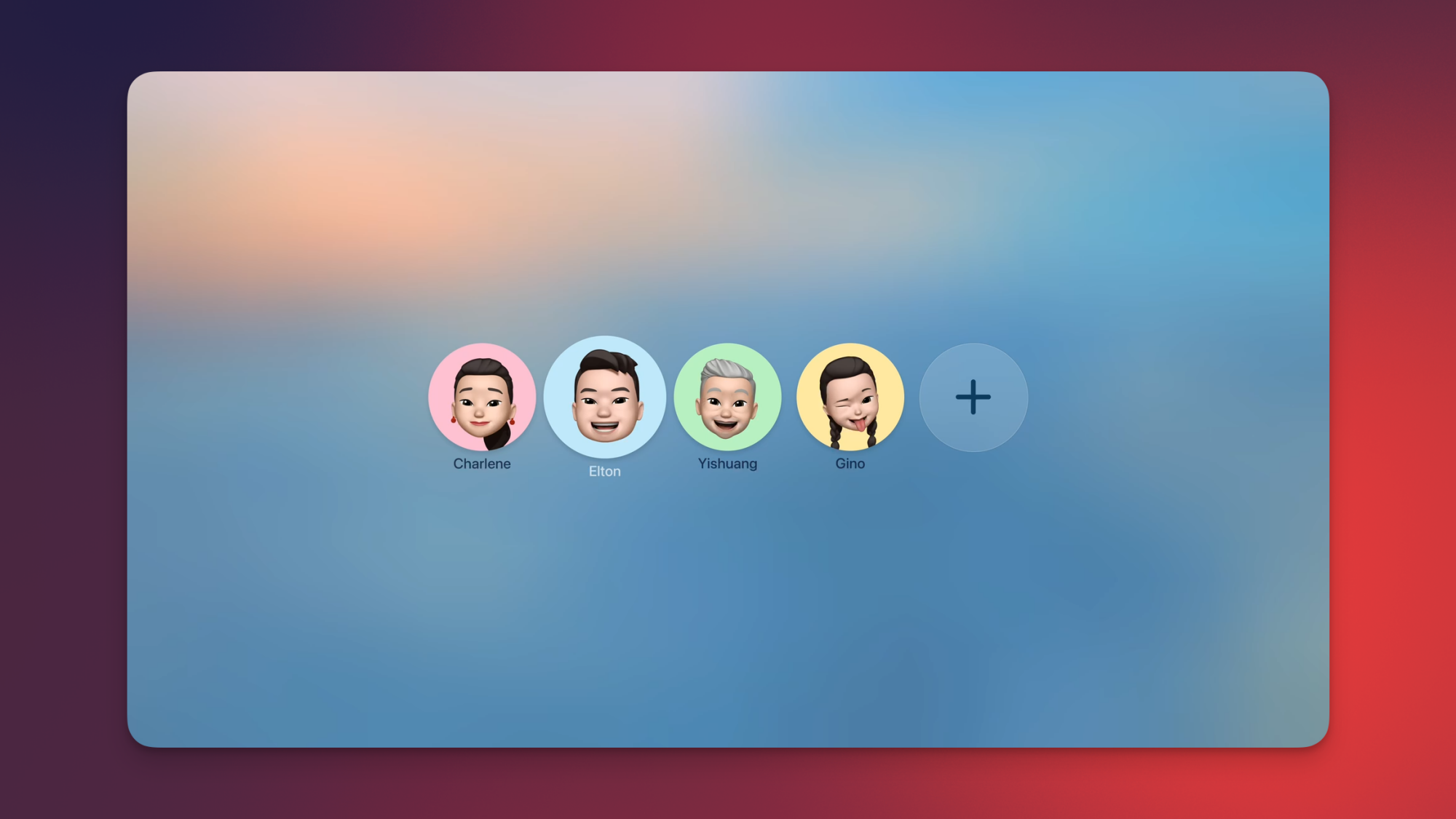 The profile selection screen in tvOS 26.