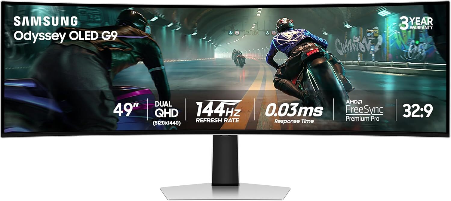 Samsung 49-inch Odyssey OLED G9 monitor