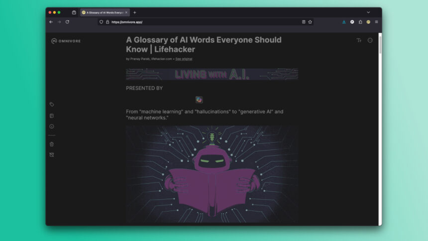 Discover Omnivore: A Free Tool for Saving Articles and Newsletters for Future Reading