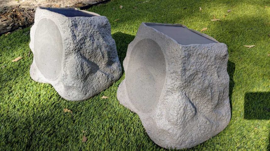 Transforming My Outdoor Space with Rock-Style Bluetooth Speakers: A Surprising Delight