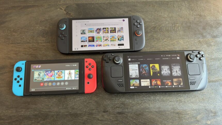 A Comparative Analysis of the Nintendo Switch 2, Steam Deck, and Original Switch Design Features